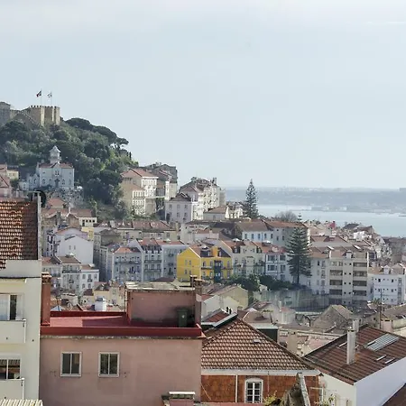 Апартаменты Vista Espetacular Baixa E Rio Лиссабон