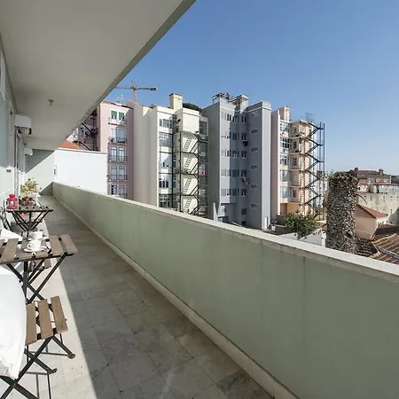 Lägenhet Vista Espetacular Baixa E Rio Lisboa