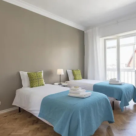 Vista Espetacular Baixa E Rio Apartament Lizbona